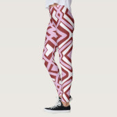 Multicolor-nahtloses Muster "Ratti_Creative_Arts" Leggings (Links)