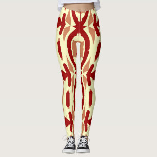 Multicolor-nahtloses Muster "Ratti_Creative_Arts" Leggings