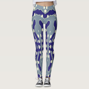 Multicolor-nahtloses Muster "Ratti_Creative_Arts" Leggings
