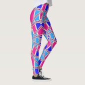 Multicolor-nahtloses Muster "Ratti_Creative_Arts" Leggings (Rechts)