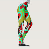 Multicolor-nahtloses Muster "Ratti_Creative_Arts" Leggings (Rechts)