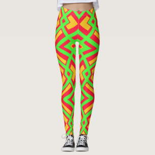 Multicolor-nahtloses Muster "Ratti_Creative_Arts" Leggings