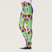 Multicolor-nahtloses Muster "Ratti_Creative_Arts" Leggings (Links)