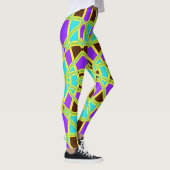 Multicolor-nahtloses Muster "Ratti_Creative_Arts" Leggings (Rechts)
