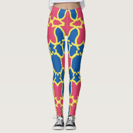 Multicolor-nahtloses Muster "Ratti_Creative_Arts" Leggings