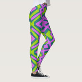 Multicolor-nahtloses Muster "Ratti_Creative_Arts" Leggings (Rechts)