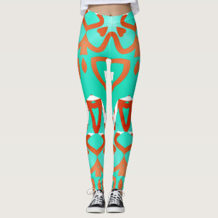 Multicolor-nahtloses Muster "Ratti_Creative_Arts" Leggings