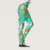Multicolor-nahtloses Muster "Ratti_Creative_Arts" Leggings (Rechts)