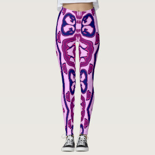 Multicolor-nahtloses Muster "Ratti_Creative_Arts" Leggings