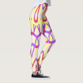 Multicolor-nahtloses Muster "Ratti_Creative_Arts" Leggings (Rechts)