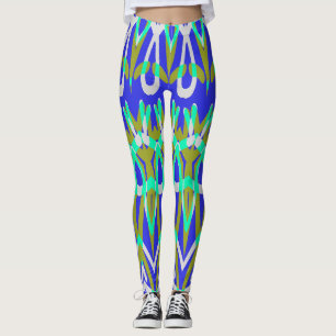 Multicolor-nahtloses Muster "Ratti_Creative_Arts" Leggings