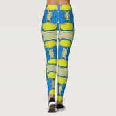 Multicolor-nahtloses Muster "Ratti_Creative_Arts" Leggings (Rückseite)