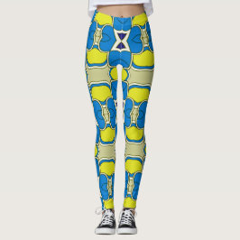 Multicolor-nahtloses Muster "Ratti_Creative_Arts" Leggings
