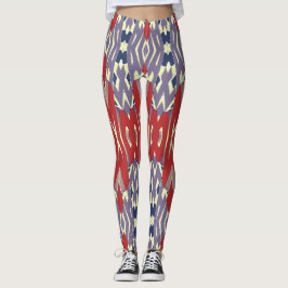 Multicolor-nahtloses Muster "Ratti_Creative_Arts" Leggings