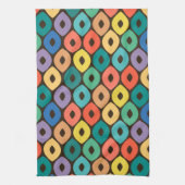 Multicolor Ogee Muster Geschirrtuch (Vertikal)