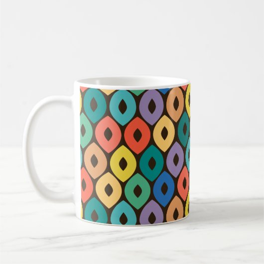 Multicolor Ogee Muster Kaffeetasse (Links)