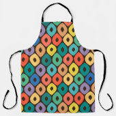 Multicolor Ogee Muster Schürze (Vorderseite)