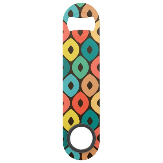 Multicolor Ogee Muster Speed Flaschenöffner (Rückseite)
