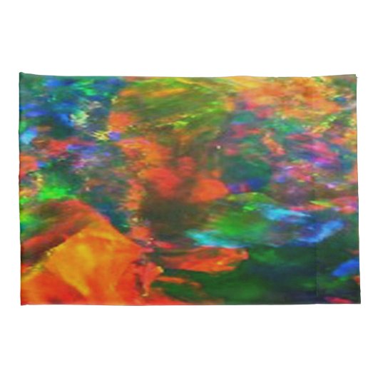 Multicolor Opal - Pillowcase Kissenbezug (Rückseite-Rechts)