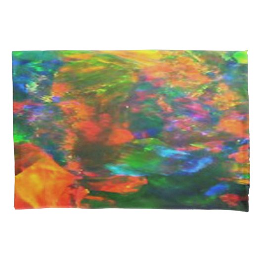 Multicolor Opal - Pillowcase Kissenbezug (Vorderseite-Links)