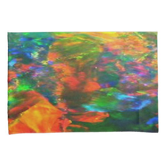 Multicolor Opal - Pillowcase Kissenbezug (Vorderseite-Rechts)