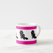 Multicolor Owl Espresso Mug Espressotasse (Vorderseite Rechts)