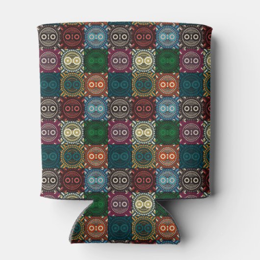 Multicolor Owl Muster Dosenkühler (Rückseite)