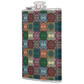 Multicolor Owl Muster Flachmann (Links)