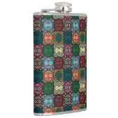 Multicolor Owl Muster Flachmann (Rechts)