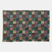 Multicolor Owl Muster Geschirrtuch (Horizontal)