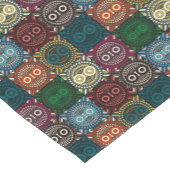 Multicolor Owl Muster Kurzer Tischläufer (Ecke)