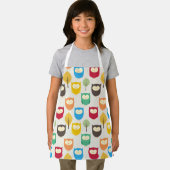 Multicolor Owl Muster Schürze (Insitu)