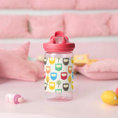 Multicolor Owl Muster Trinkflasche