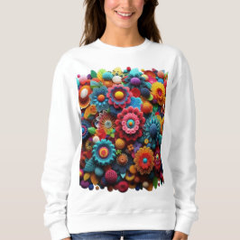 Multicolor Padding Crochet T - Shirt