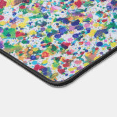 Multicolor Paint-Spritzer Schreibtischunterlage (Ecke)