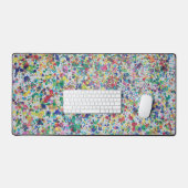 Multicolor Paint-Spritzer Schreibtischunterlage (Tastatur & Maus)