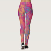 Multicolor Paint Texture Leggings (Rückseite)