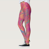 Multicolor Paint Texture Leggings (Links)