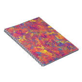 Multicolor Paint Texture Notebook Notizblock (Rechte Seite)