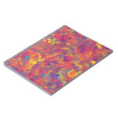 Multicolor Paint Texture Notebook Notizblock (Linke Seite)
