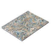 Multicolor Paisley HandGezeichnet Print Notizblock (Linke Seite)