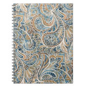 Multicolor Paisley HandGezeichnet Print Notizblock (Vorderseite)