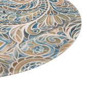 Multicolor Paisley HandGezeichnet Print Schneidebrett (Ecke)
