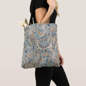 Multicolor Paisley HandGezeichnet Print Tasche (Von Nahem)