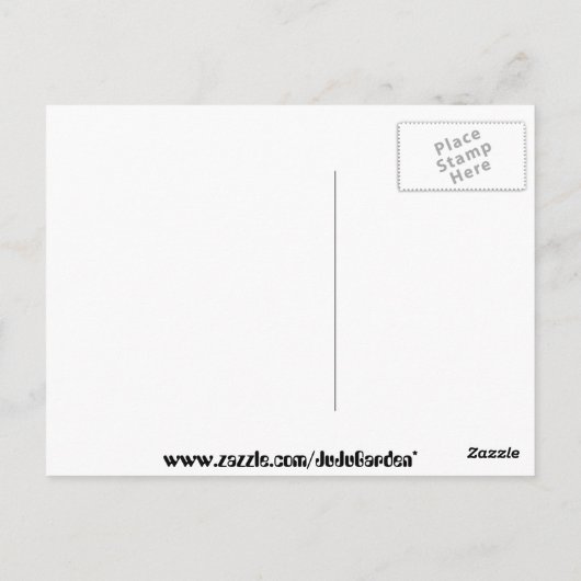 Multicolor Paisley Postkarte (Rückseite)