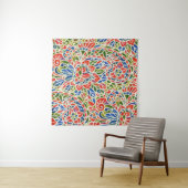 Multicolor Paisley Print Batik Muster Wandteppich (Beispiel (Horizontal))