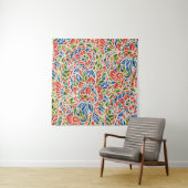 Multicolor Paisley Print Batik Muster Wandteppich (Beispiel)