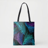 Multicolor Palm-Blätter Tasche (Vorderseite)