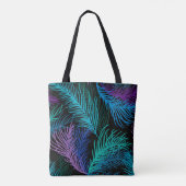 Multicolor Palm-Blätter Tasche (Rückseite)
