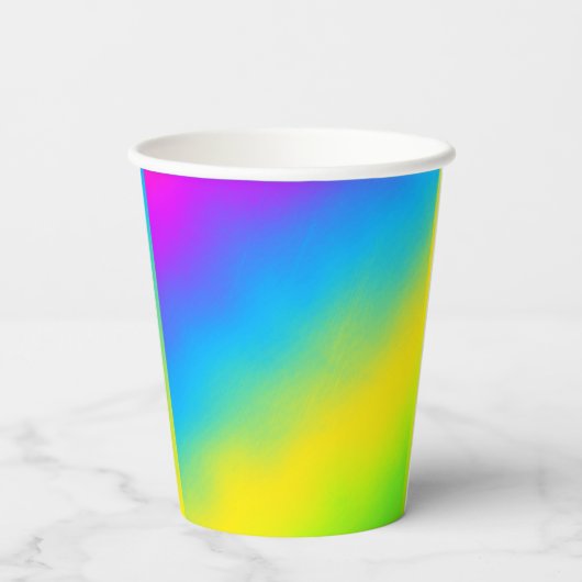 Multicolor Pappbecher (Rückseite)